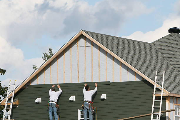 Professional Emergency Siding Repair technician working in New Manchester, WV